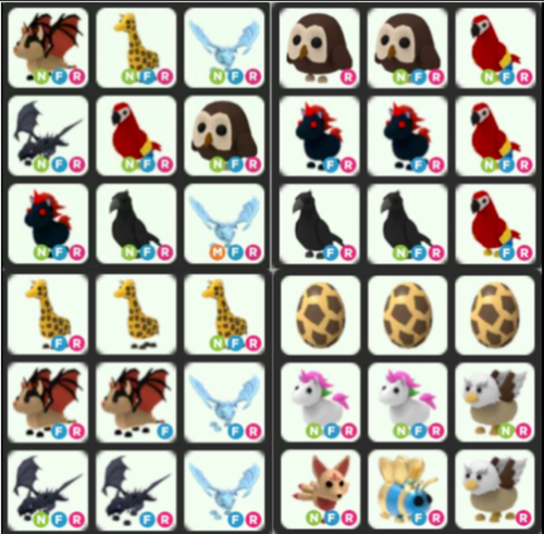 adopt me pets legendary