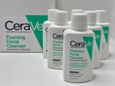 CeraVe Foaming Facial Cleanser Normal to Oily Skin Travel Size .5 fl oz Lot X6