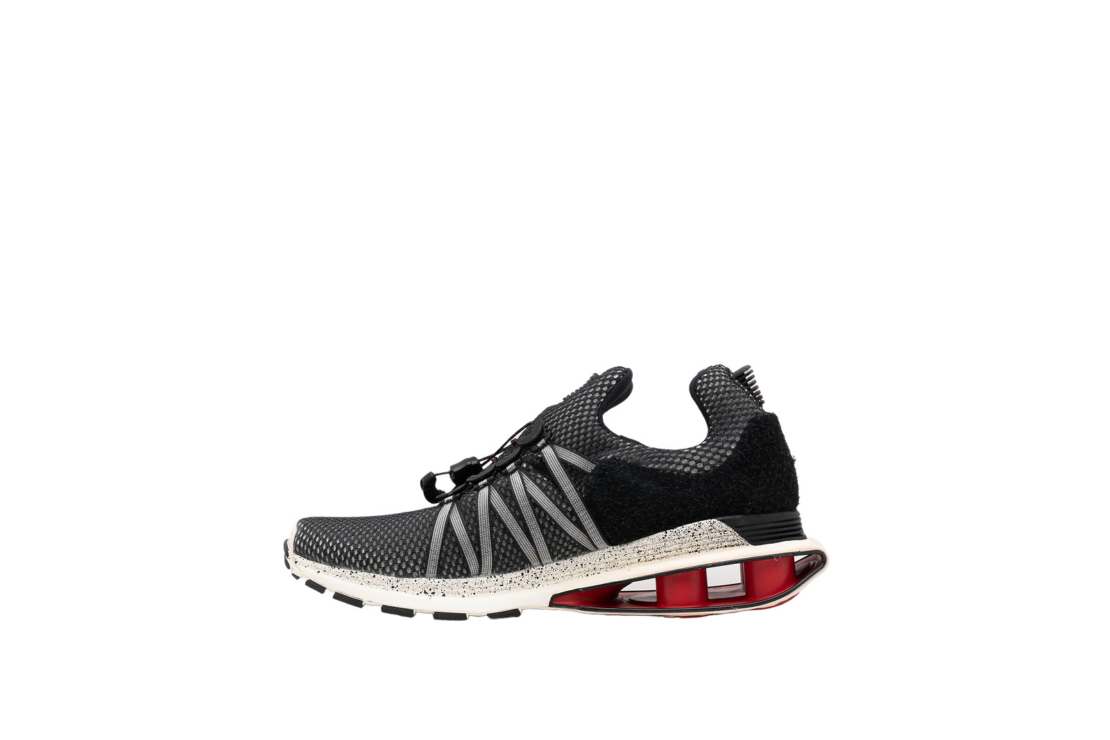 Nike Shox Gravity Sail Black White Running Shoes AR1999-101 Mens 6 Nike Shox Gravity AR1999-101 Mens White Mesh Mid Top  main image 2