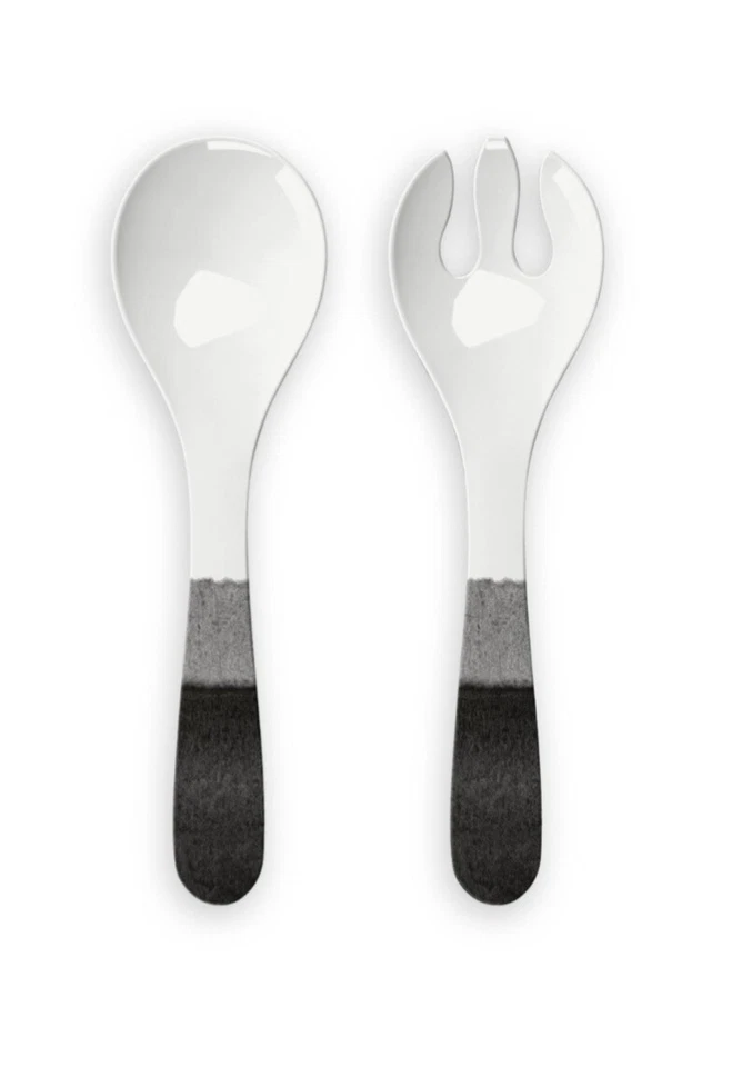 Better Homes & Garden Outdoor Salad Serving Set Large bowl and Utensils 12 W 3 D - Image 3 of 4