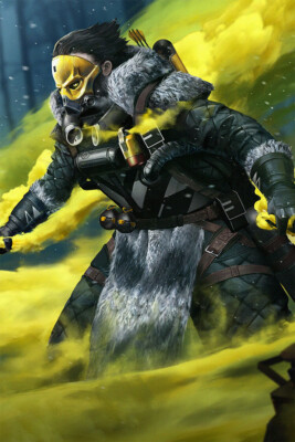 Apex Legends Caustic Character Gaming Print Wall Art Home Decor