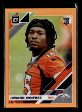 2019 Donruss Optic #147 Juwann Winfree Orange Prizm /199 RC