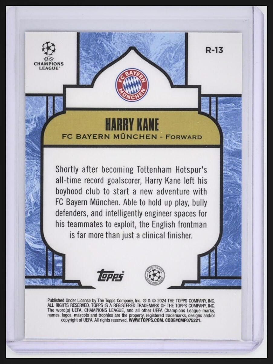 2023-24 Topps Merlin Chrome UEFA UCL Renaissance Harry Kane 2023-24 Topps Merlin Chrome UEFA UCL Renaissance Harry Kane