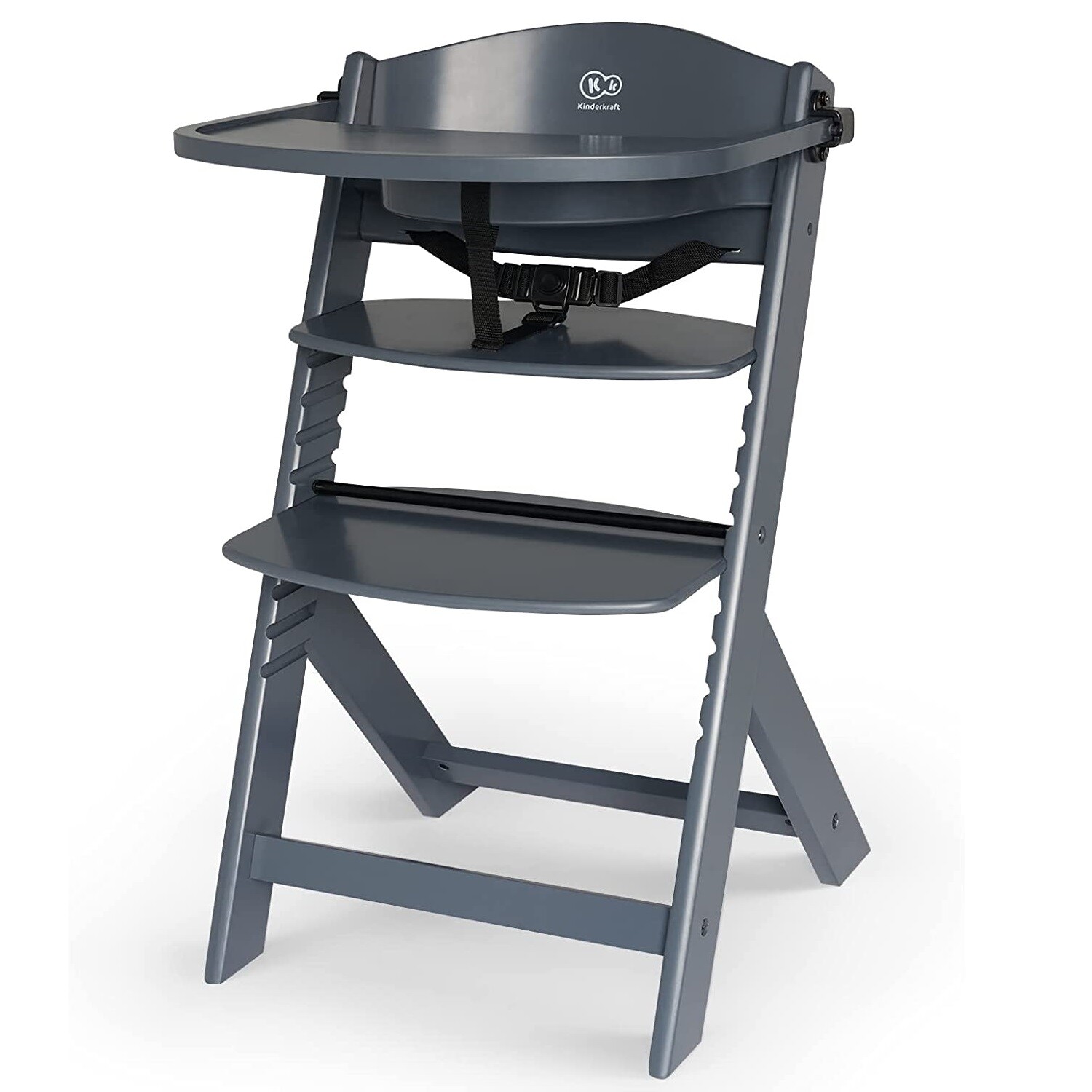 SEGGIOLONE 3 IN 1 ENOCK IN LEGNO GRIGIO KINDERKRAFT KINDERKRAFT - X38175
