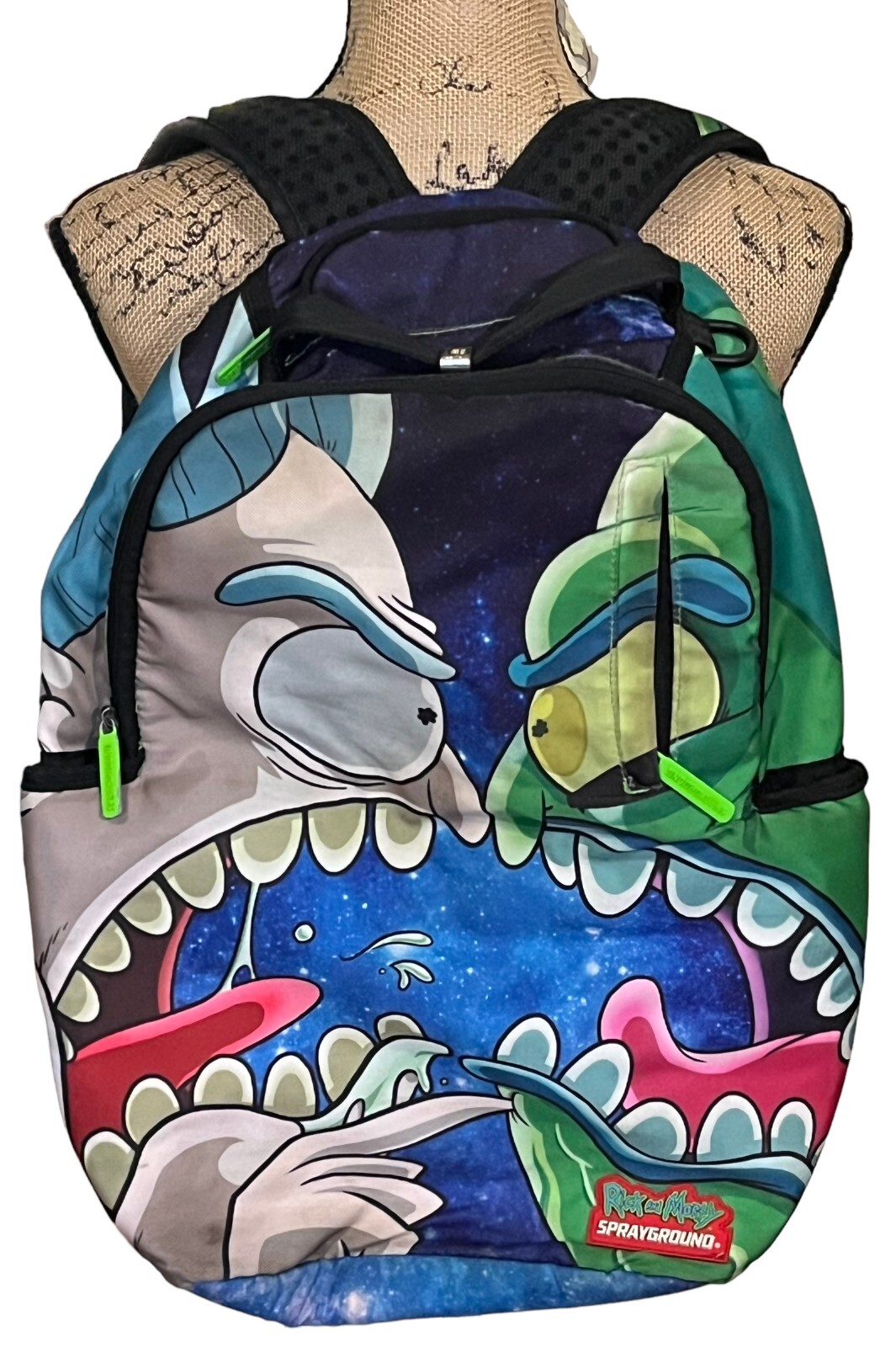 Sprayground Rick & Morty Zeep Laptop Backpack Bag Lim… Gem