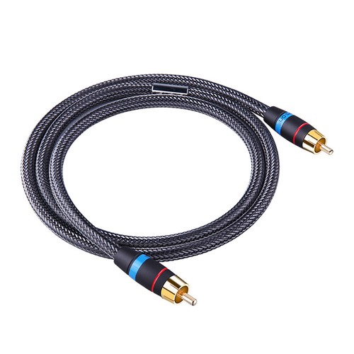 RCA to RCA Cable Digital Coaxial Audio Cable SPDIF Male Stereo Connector for TV - 第 1/4 張圖片