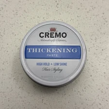 Cremo Premium Barber Grade Thickening Paste High Hold & Low Shine - 4oz
