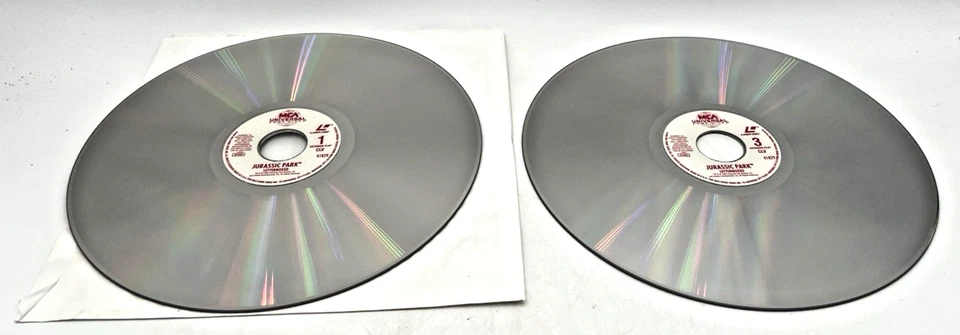 JURASSIC PARK LETTERBOXED & THE LOST WORLD WIDESCREEN LASERDISC LD Foto 4 de 4