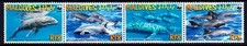 Maldives 2004 Whales - WWF Complete Mint MNH Set Strip SC 2897