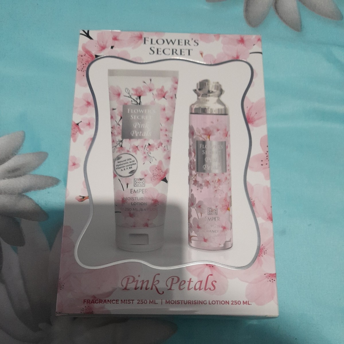 Emper Gift Set Flowers Secret PINK PETALS Body Mist Body