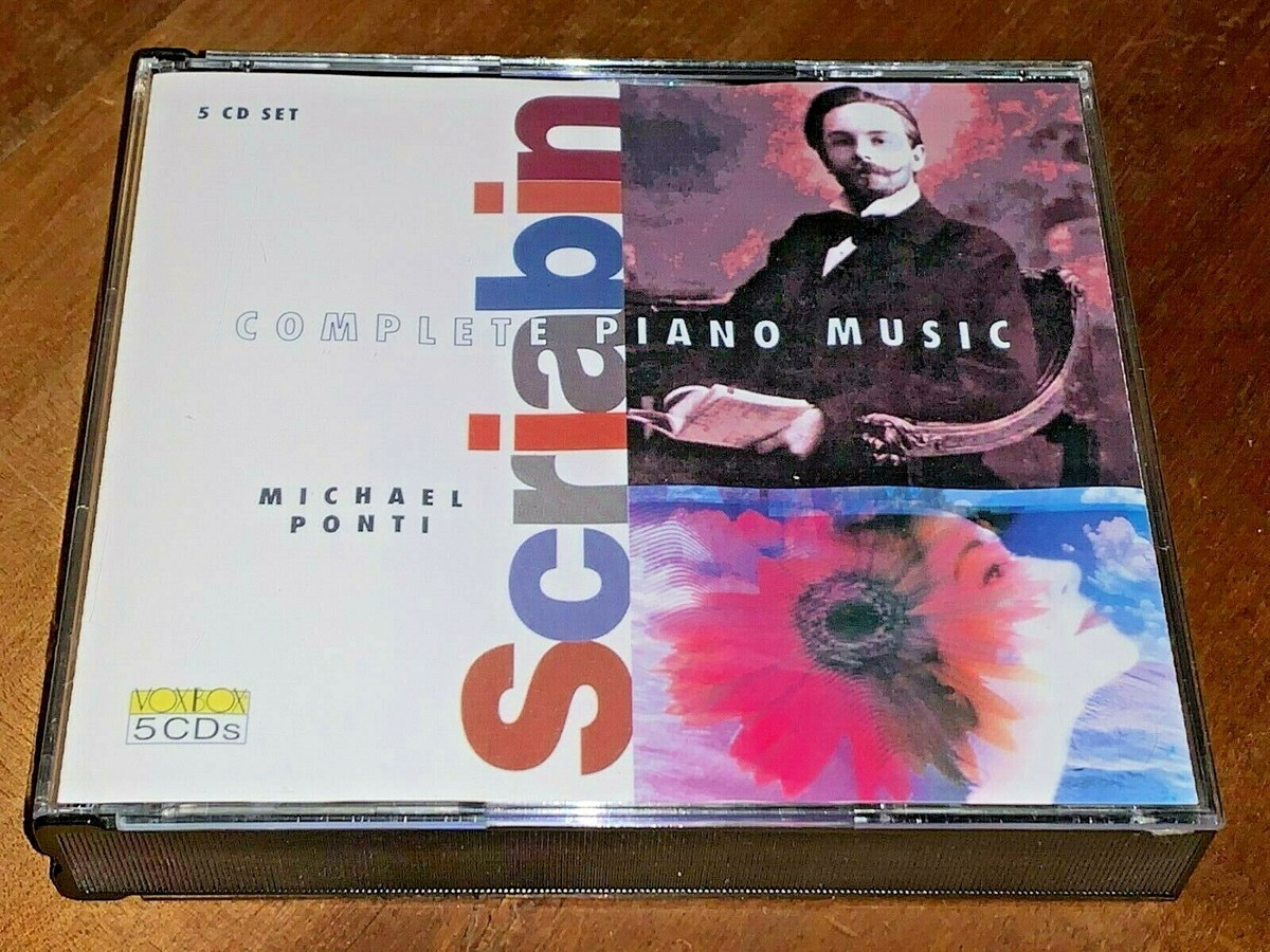 Scriabin Complete Piano Music MICHAEL PONTI VOXY BOX US 5 CD