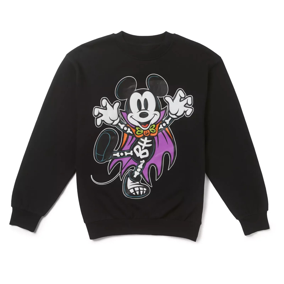 Disney Parks Mickey Mouse skeleton vampire sweatshirt Pullover