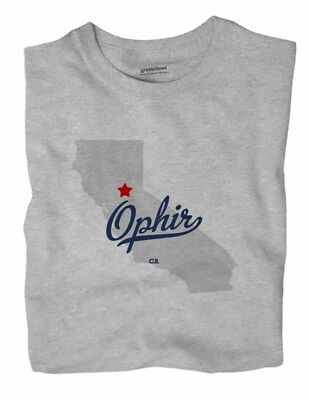 Ophir California CA T-Shirt MAP