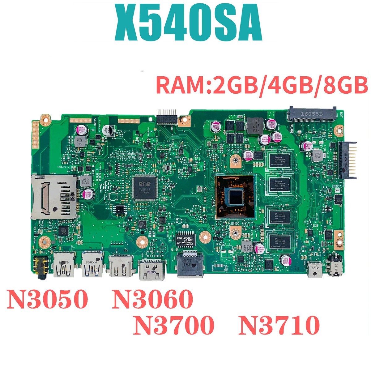Asus X540SA Motherboard Logic Board Pentium N3700 For Parts X540SA