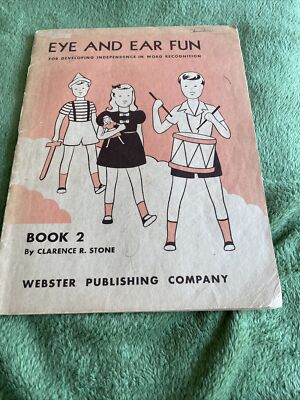 1943 Book 2 BEGINNING READING  WORKBOok 'EYE & EAR FUN 
