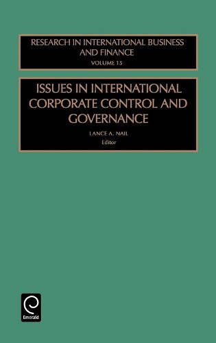 L.A. Nail Issues in International Corporate Control and Governance (Hardback)