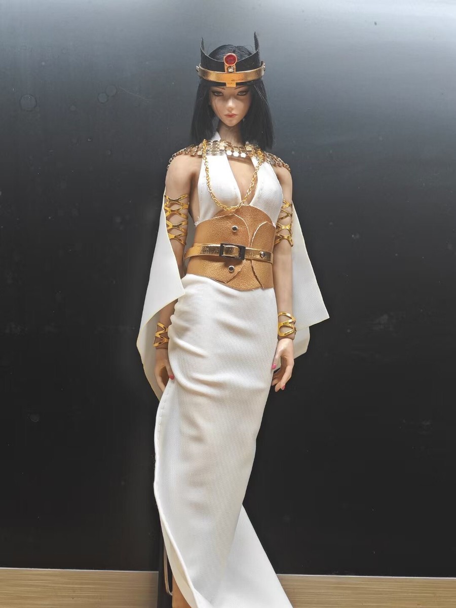 1/6 Warrior Egypt White queen Dress Set For 12