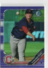 2019 Bowman Chrome Prospects Purple Refractor /250 Ethan Hankins #BCP-15 