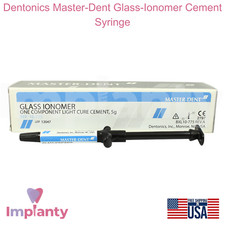 Master-Dent Glass-lonomer Dental Cement 5g Light Cure Restorative Dentistry