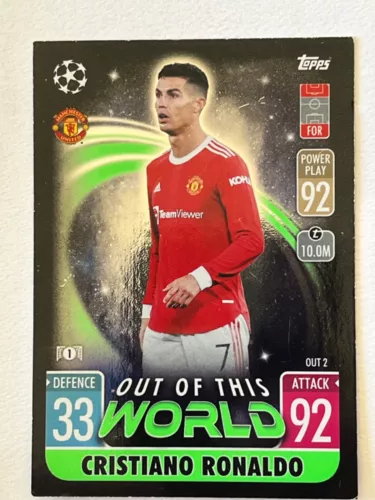 Cristiano Ronaldo 2021-22 Topps Match Attax UCL Extra - Out of this World #OUT 2