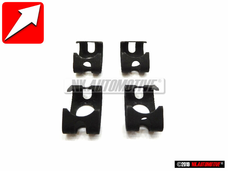 4x Original VW Brake Hose Retaining Clip Spring 4D0611715B eBay