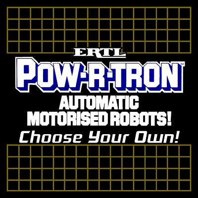 Vintage ERTL Pow-R-Tron Transforming Robots - gereinigt - Figur selbst aussuchen