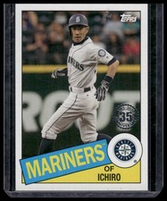 2020 Topps #85-88 Ichiro 1985 Topps Baseball 35th Anniversary Blue (Series One)
