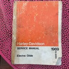 1959 1969 Harley Davidson Electra Duo Glide SERVICE MANUAL PN 99482 69