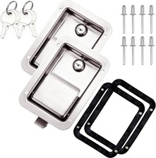 2 Pack Trailer Door Latch Truck Tool Box Lock 2p 5.5 X 4.3 Latch