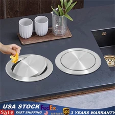 Trash Can Lid, Countertop Trash Chute Flap Cover, Built-in Trash Chute Cover