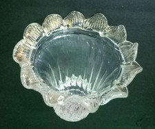 RICAMBIO COPPA VETRO MURANO X LAMPADARIO 6 LUMI  COPPA LUMO  COLORE ORO