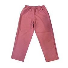 Vintage 80s Retro Pants Womens 14S Pink High Waist Cottagecore USA Made