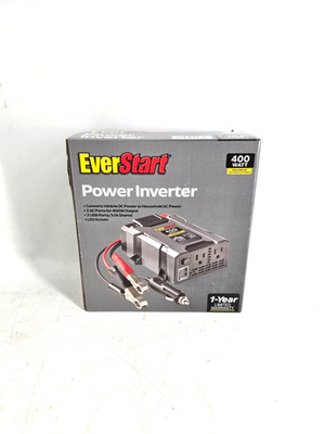EverStart 400W Power Inverter Converts Vehicle Power DC To AC Power