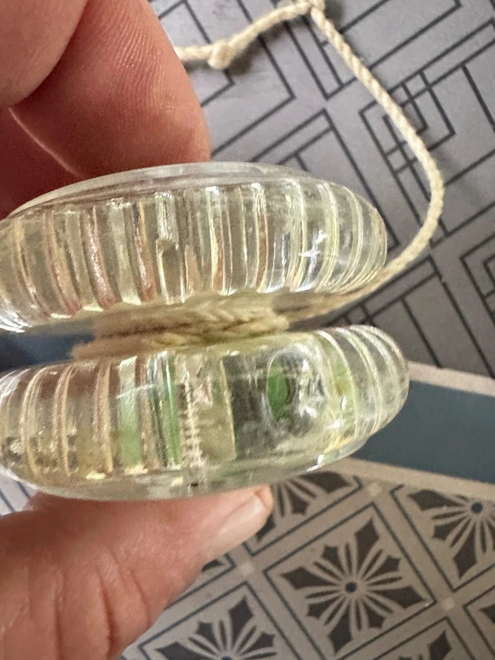 VINTAGE YOYO SPORTING PLASTIQUE TRANSPARENT - Photo 4/4