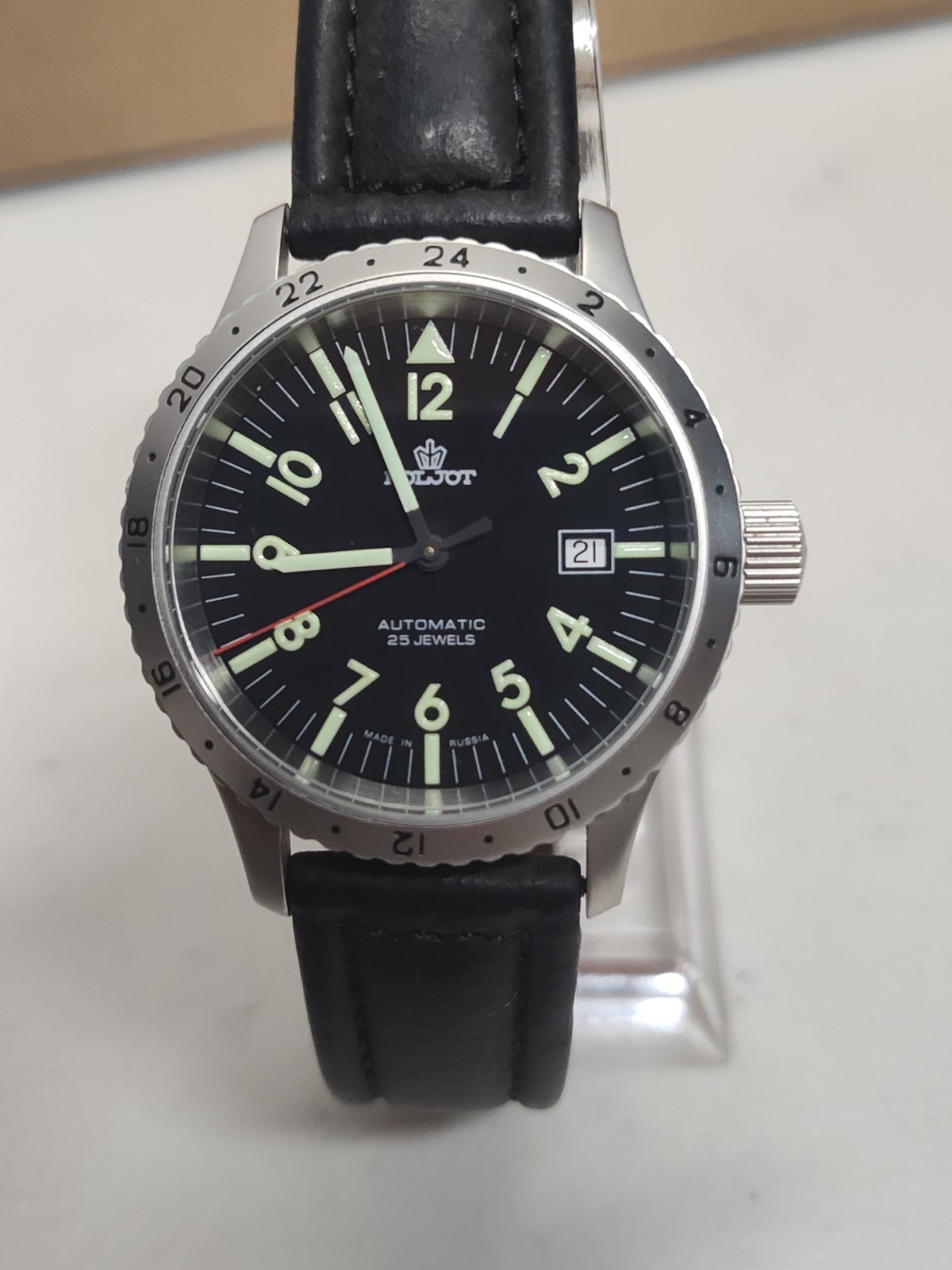 Automatic  POLJOT  Watch   Great Condition - image 2