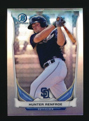 HUNTER RENFROE   2014 Bowman Chrome Draft Refractor #CTP-32 San Diego Padres