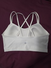 Lululemon Like A Cloud Ribbed Longline Bra, B/C Cup Size 10