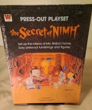The Secret Of Nimh Press Out Playset Whitman Sealed Unopened 1982 Don Bluth