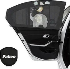 Car Window Shade for Baby, UV Protection Breathable Mesh Baby Color: Elephant