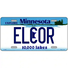 Elcor Minnesota Metal Sign