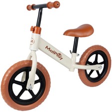 MalPlay Laufrad Kinder Fahrrad 12" Eva Räder, Lauflernrad bis 35 kg, 80-108