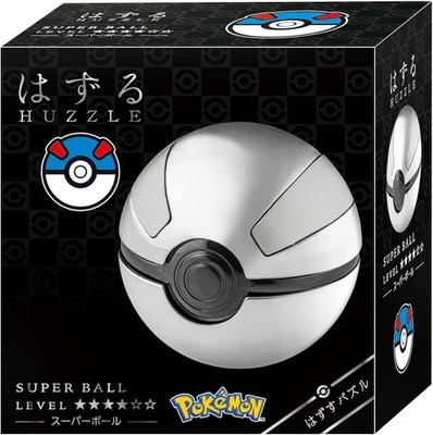 Hanayama Pokemon Super Ball Huzzle Metallpuzzle Durchmesser 5 cm Level 4...