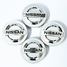 4pcs 3.25in Fit Nissan Armada Titan Truck Silver Center Cap Caps Wheel Factory