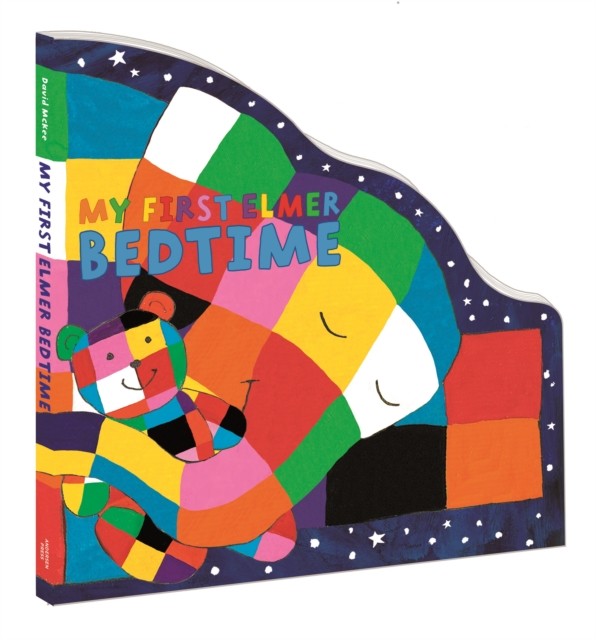 My First Elmer Bedtime Shaped Board Book by David McKee (Board book)
