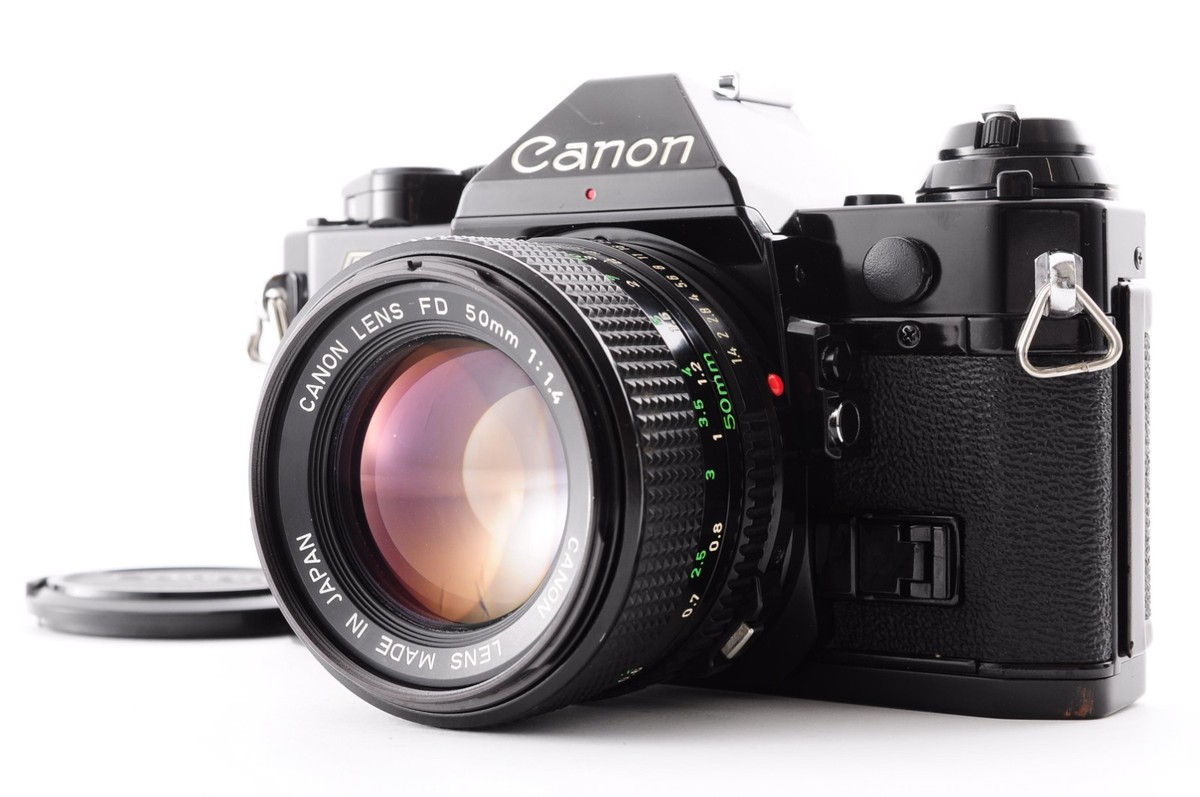 CLA'd Canon AE-1 Program Black / Lens New FD 50mm f/1.4