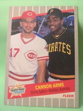 1989 Fleer - Super Star Specials Bobby Bonilla, Chris Sabo #637 - Reds Pirates