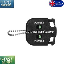 Lightweight Golf Stroke Counter for 2 Players - Ambidextrous & Pocket-Friendly