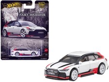 Audi RS 6 Avant White with Stripes "Fast Wagons" Series by Hot Wheels