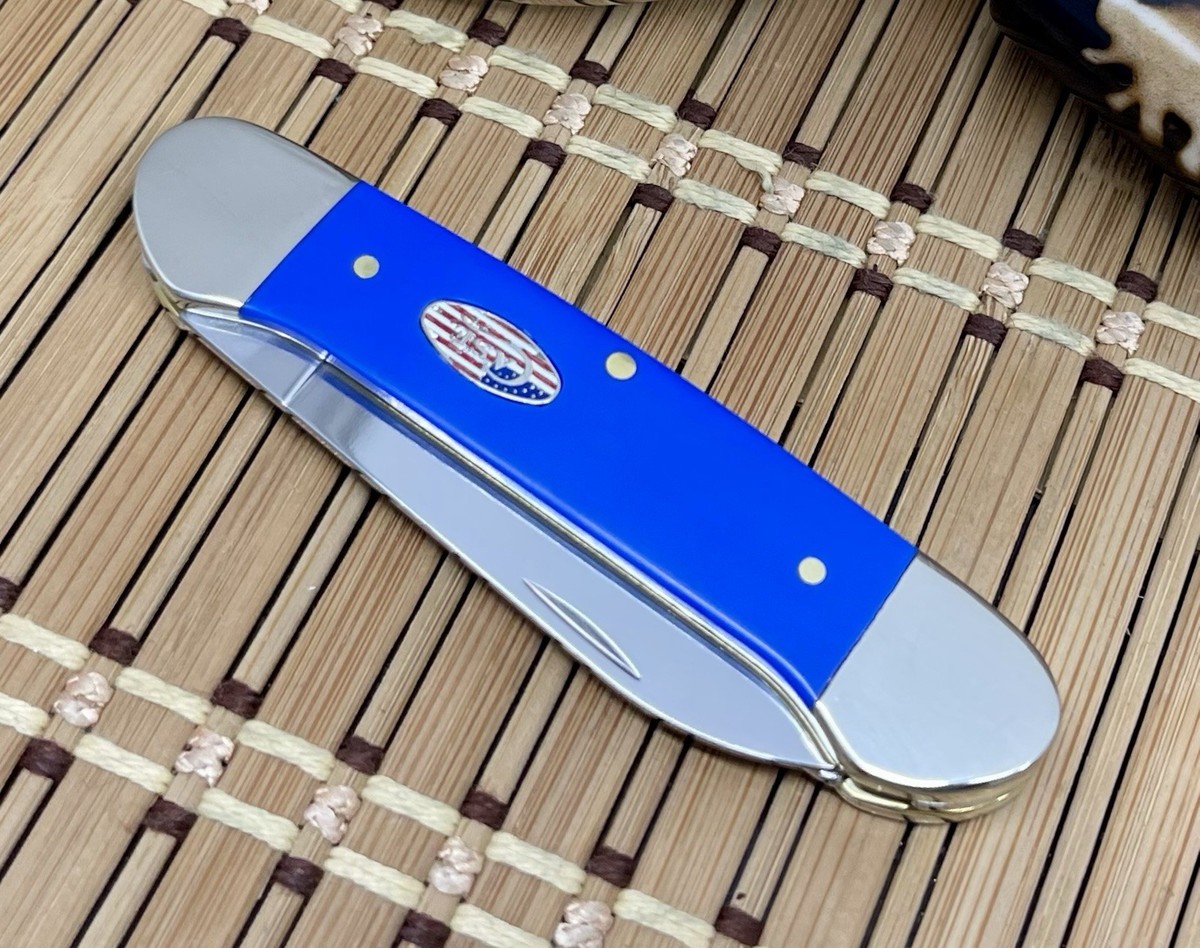 Case XX USA 2026 Smooth Royal Blue 16404 Stars & Stripes Canoe