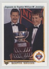 1990-91 Upper Deck Award Winners French Andy Moog Reggie Lemelin #209 0m8e